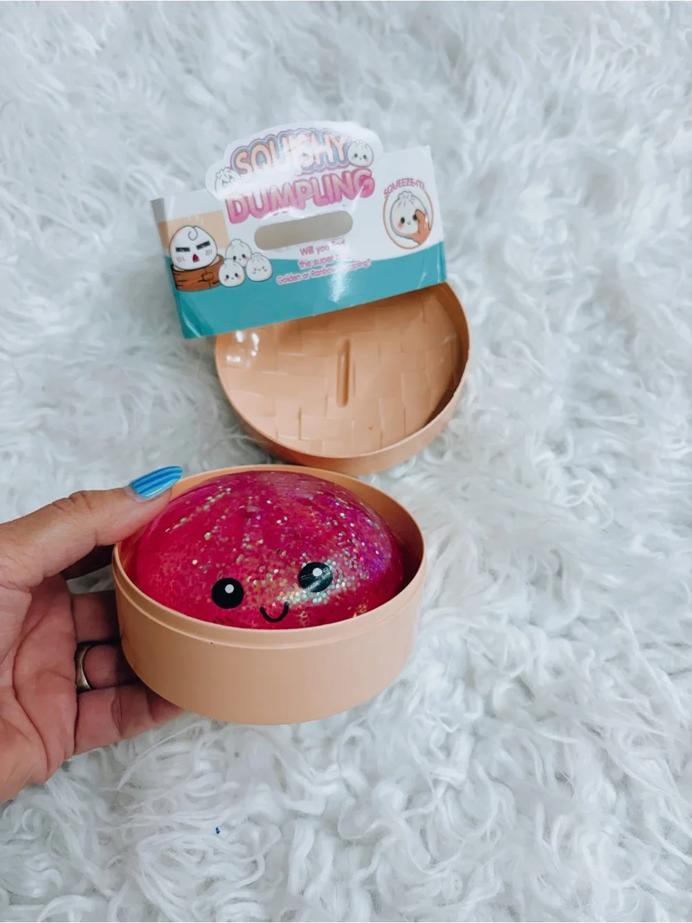 Glitter Stress Toy - Pink